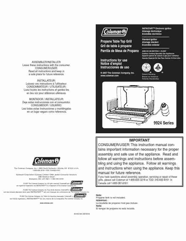Coleman Kitchen Grill 9924-page_pdf